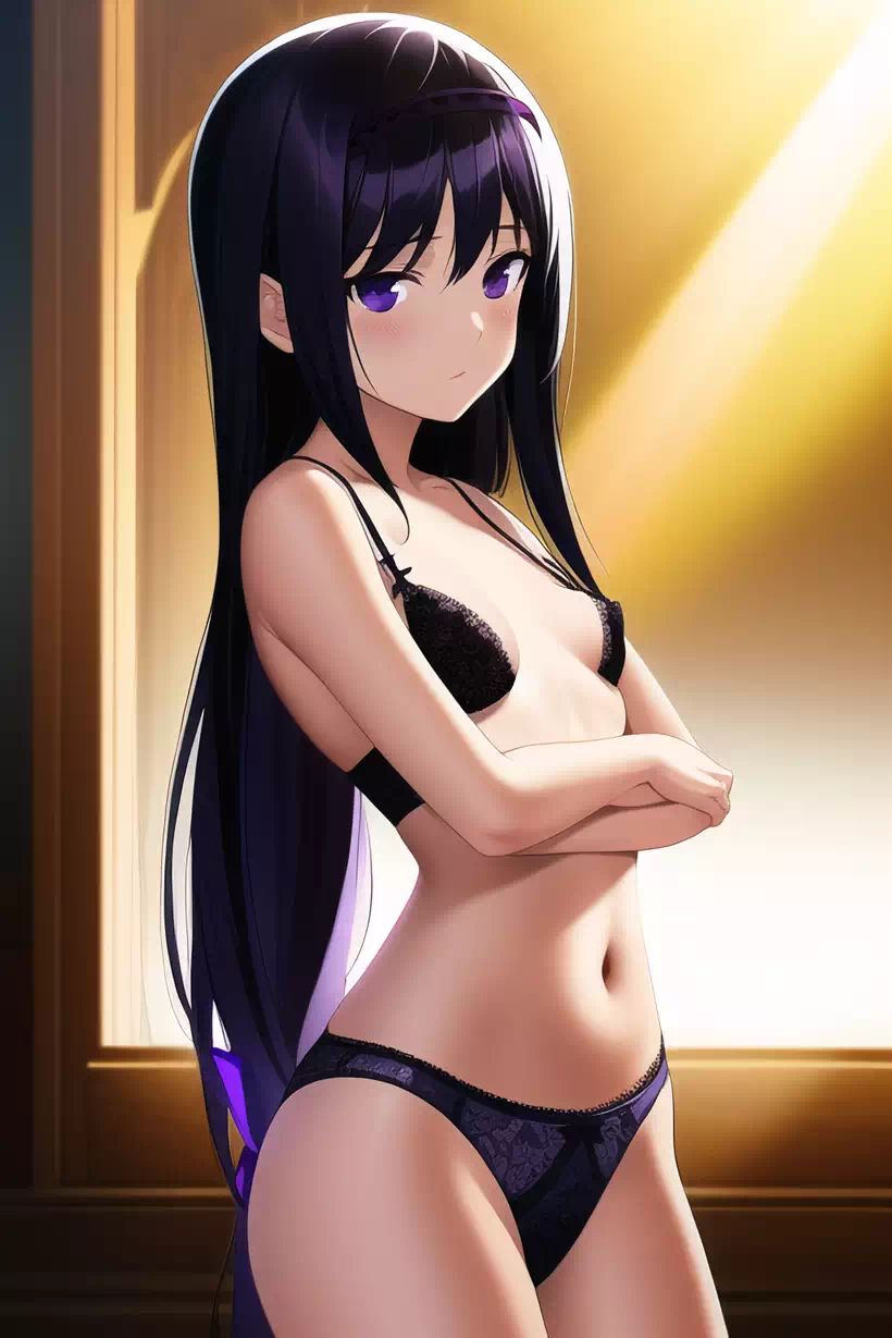 Homura&#8217;s Lingerie Photoshoot