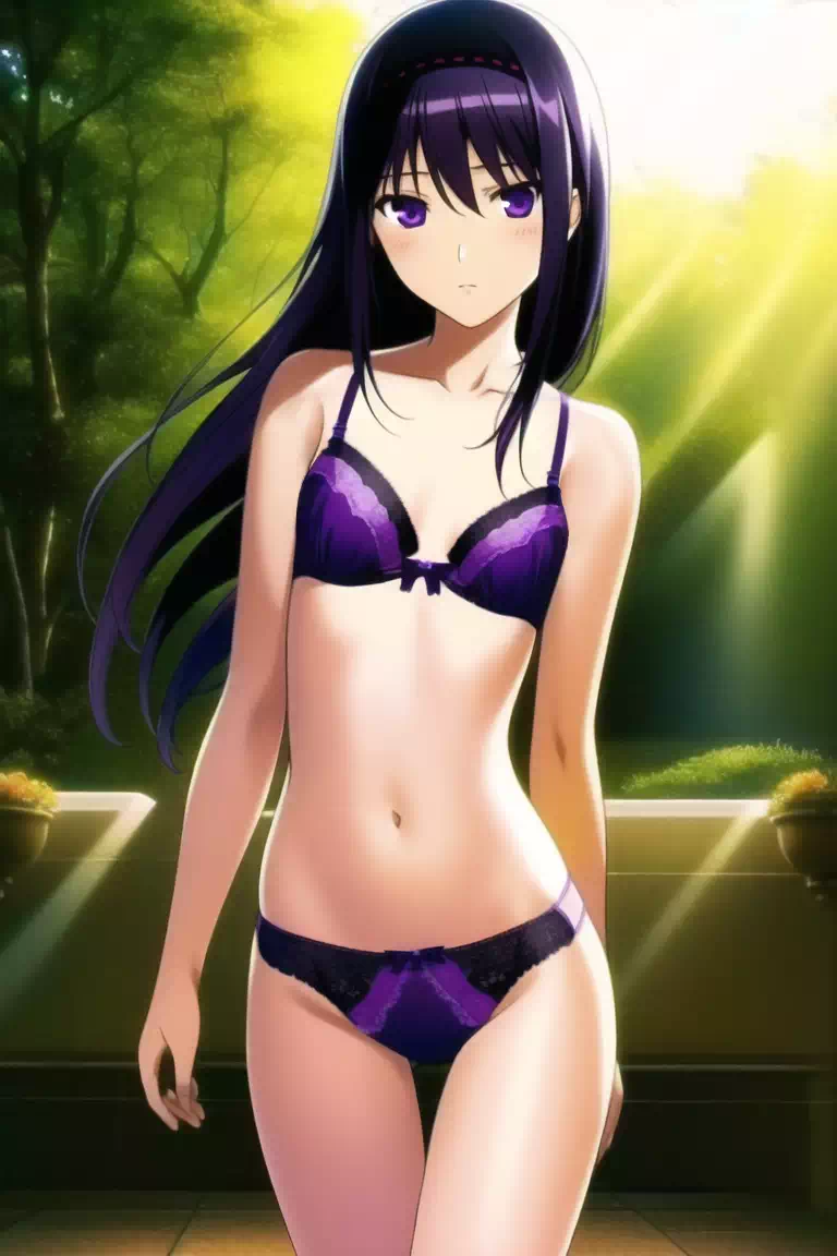 Homura&#8217;s Lingerie Photoshoot