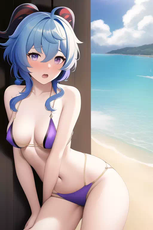 (AI) At the Beach