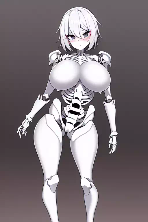 Skeleton girl