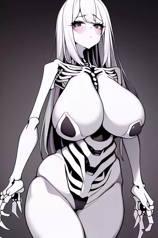 Skeleton girl