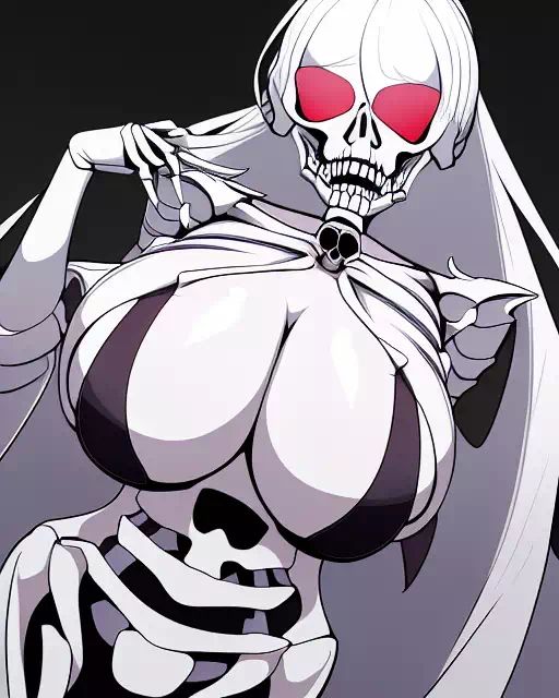 Skeleton girl
