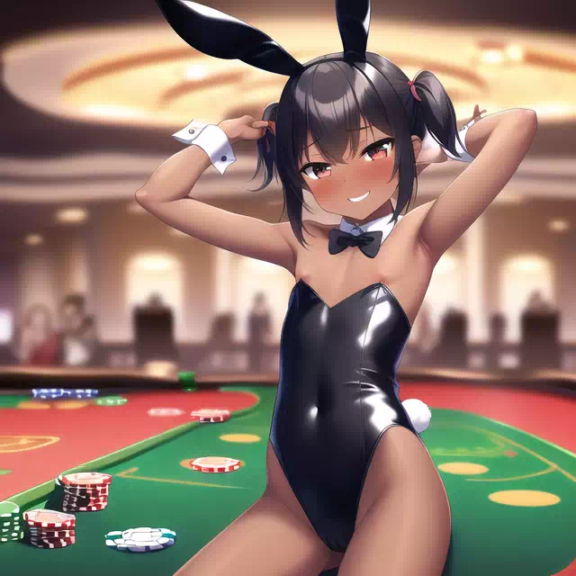 NovelAI生成の褐色メスガキ