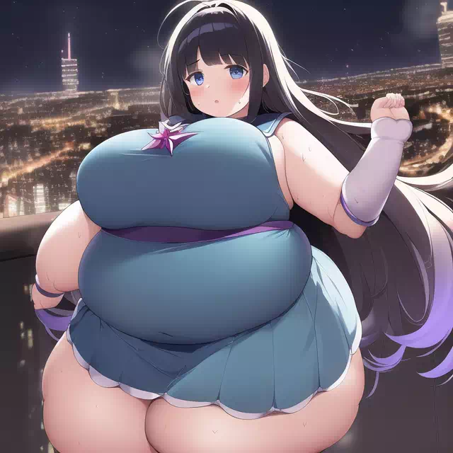 novelAI fat majical girl