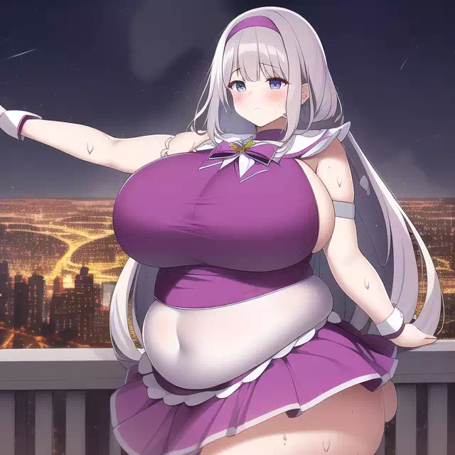 novelAI fat majical girl