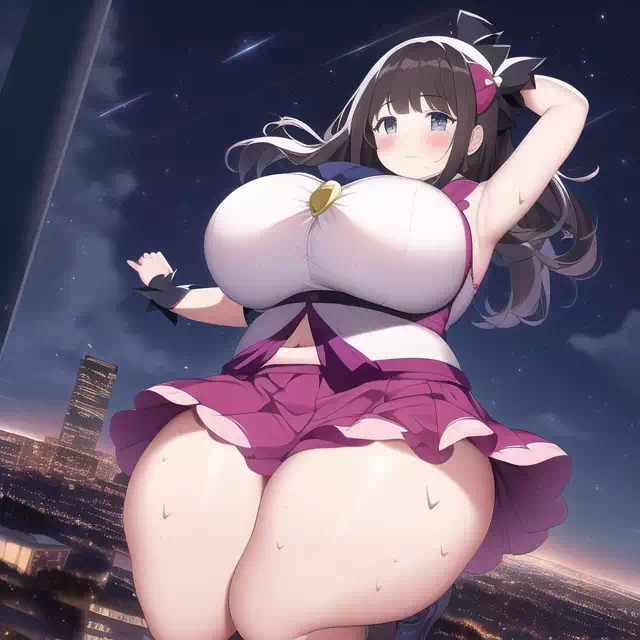 novelAI fat majical girl