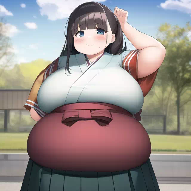 novelAI fat japan girl