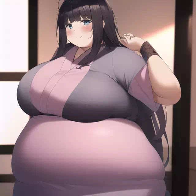 novelAI fat japan girl