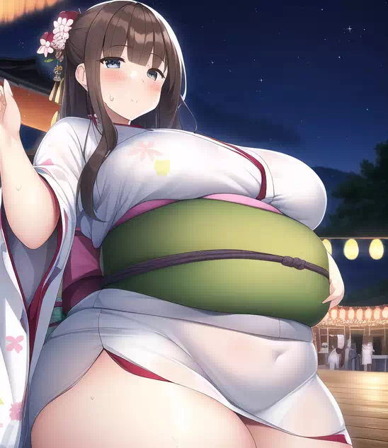 novelAI fat japan girl