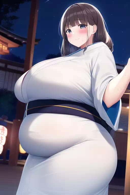 novelAI fat japan girl