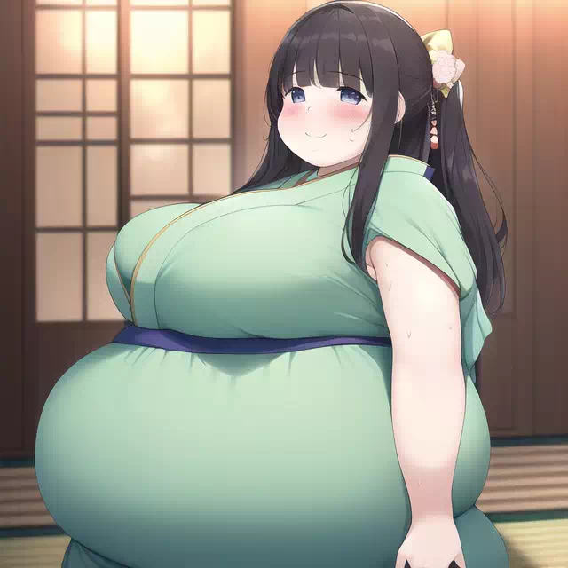 novelAI fat japan girl