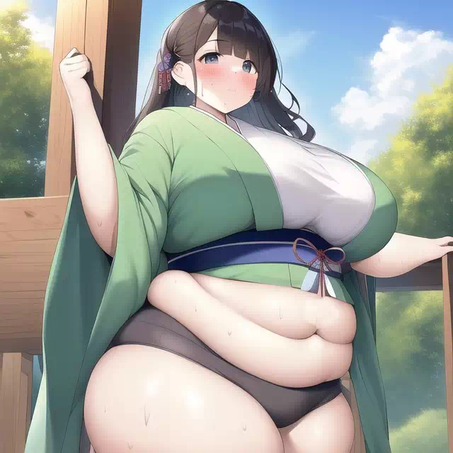 novelAI fat japan girl