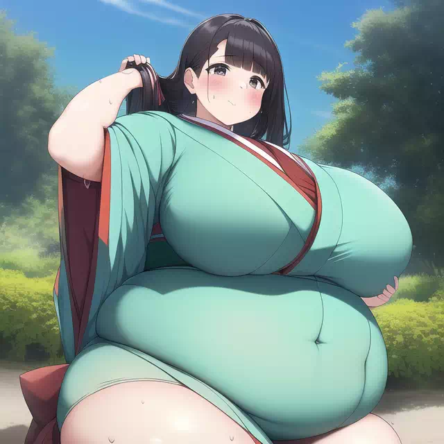 novelAI fat japan girl
