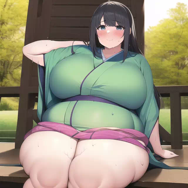 novelAI fat japan girl