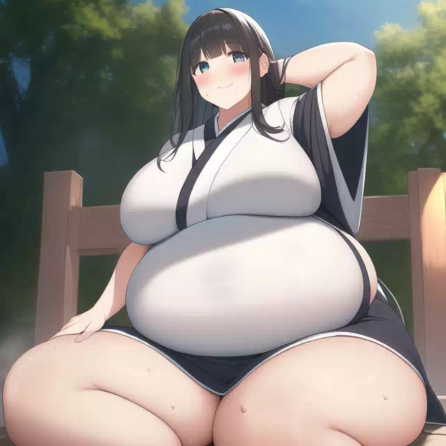 novelAI fat japan girl