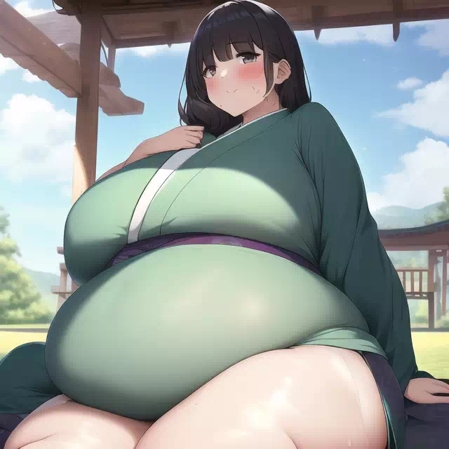 novelAI fat japan girl