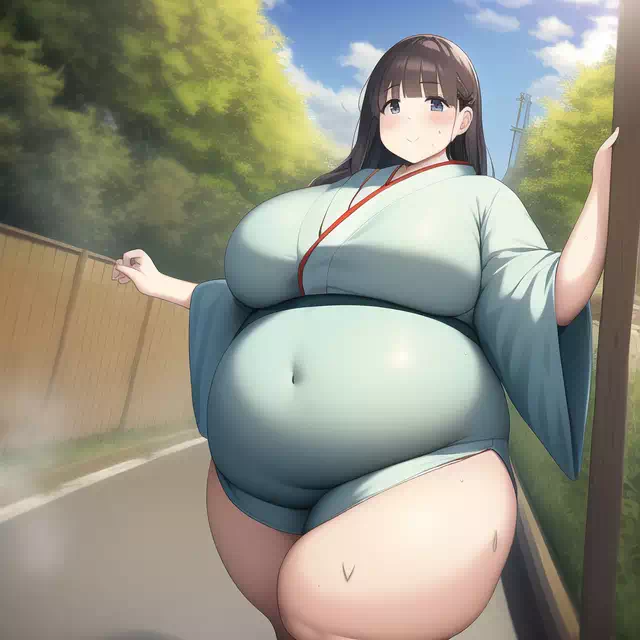 novelAI fat japan girl