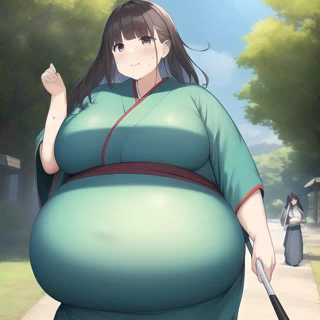 novelAI fat japan girl