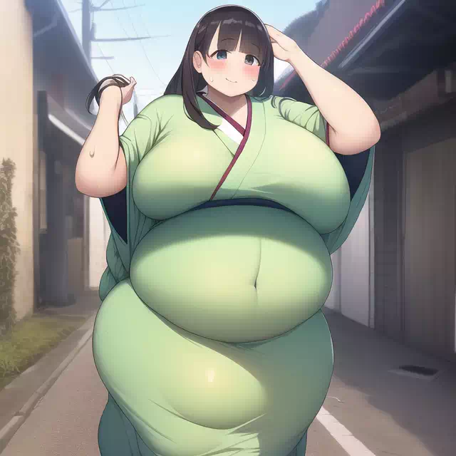 novelAI fat japan girl