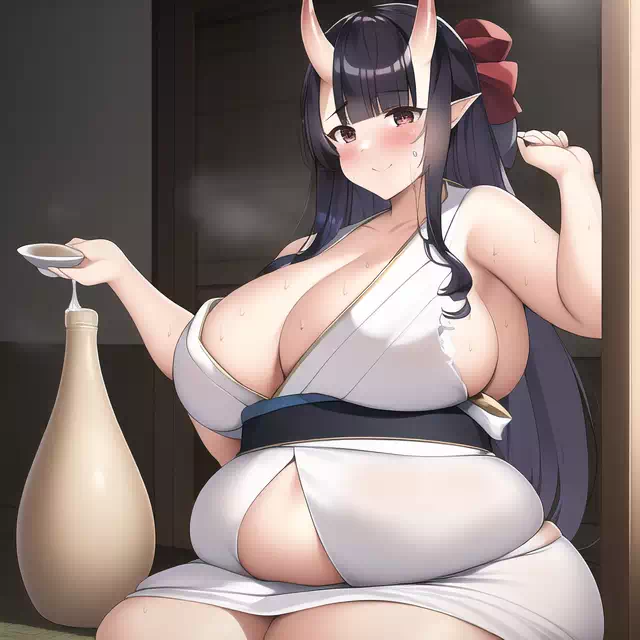 novelAI fat japan girl