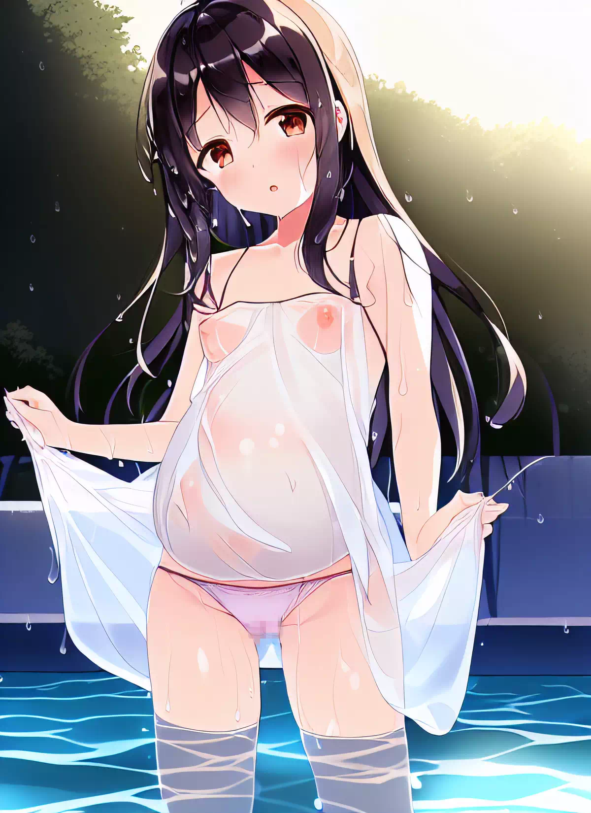 NAIFU she wanted to take a dip