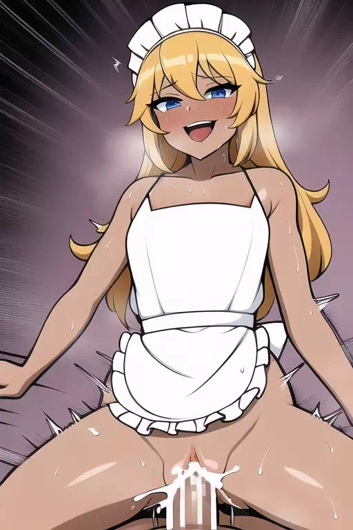 褐色メイド温泉っくす