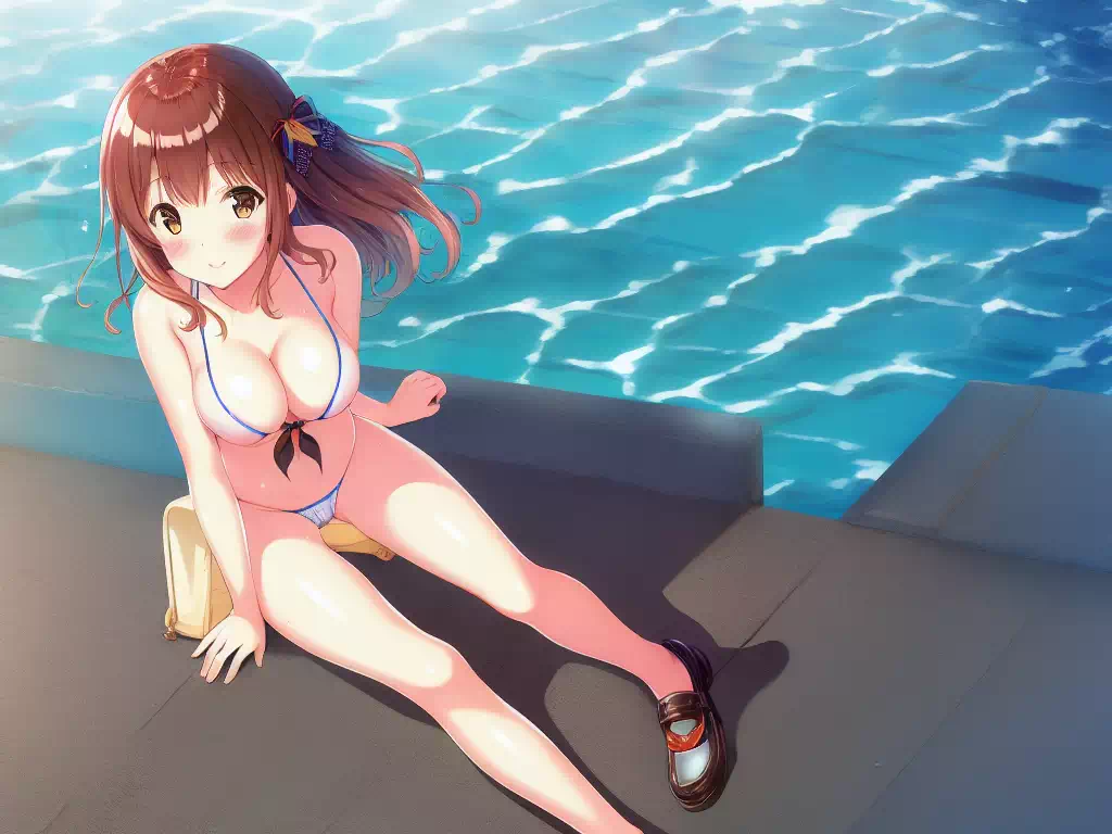 ビキニを脱いだ