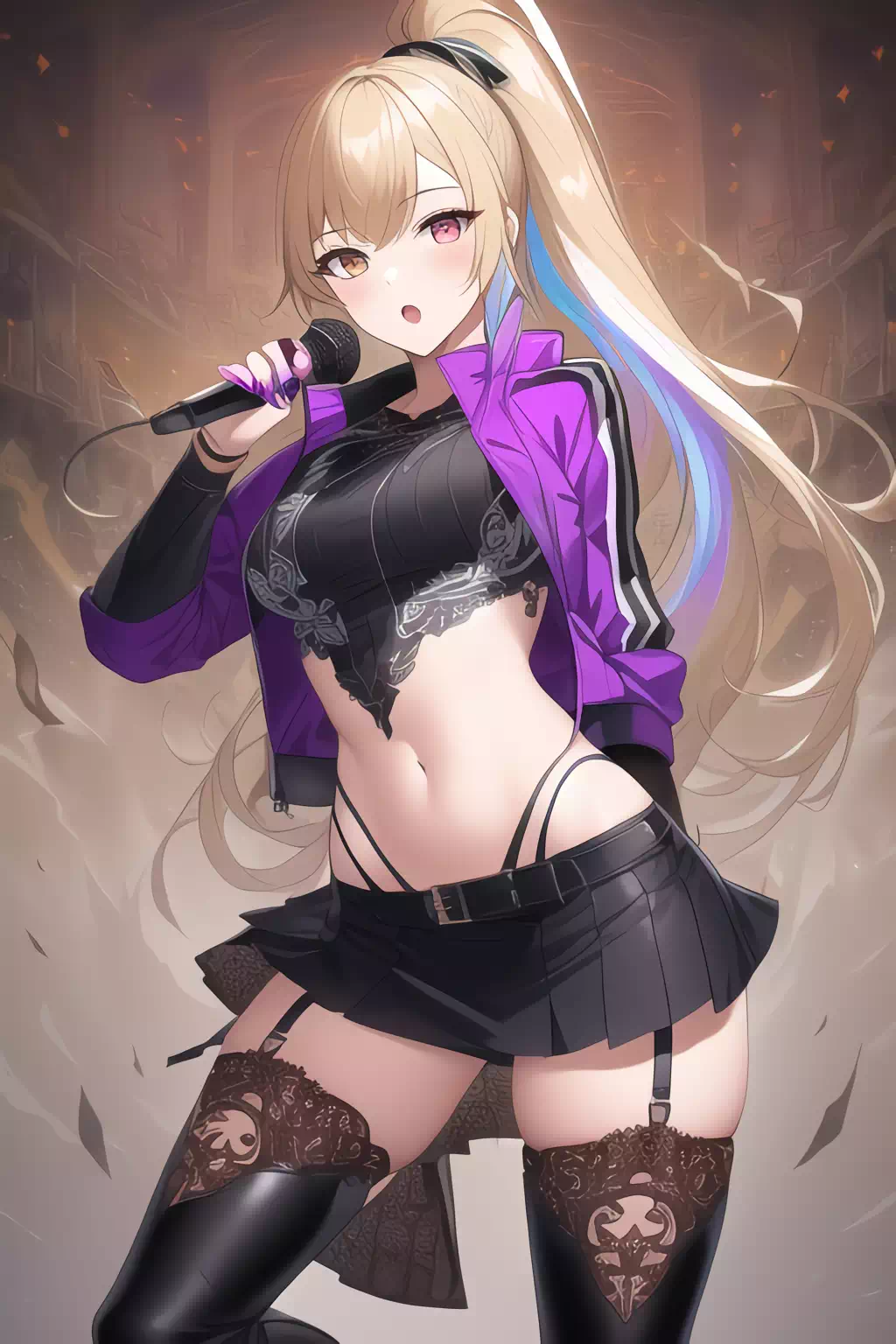 アイドル風味の女の子