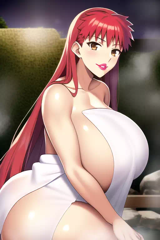 Milf Shirou at the spa