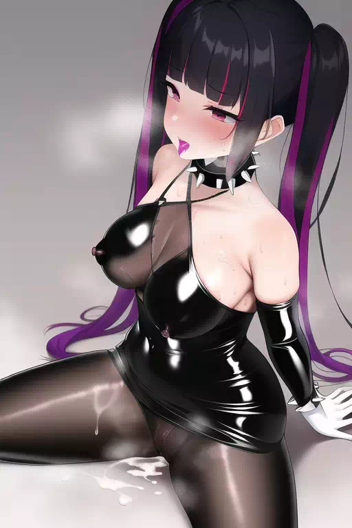 Goth twin with twintails 2
