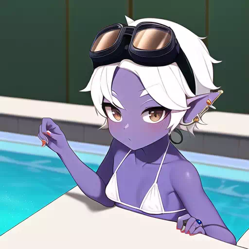 Tristana at the pool [AI]