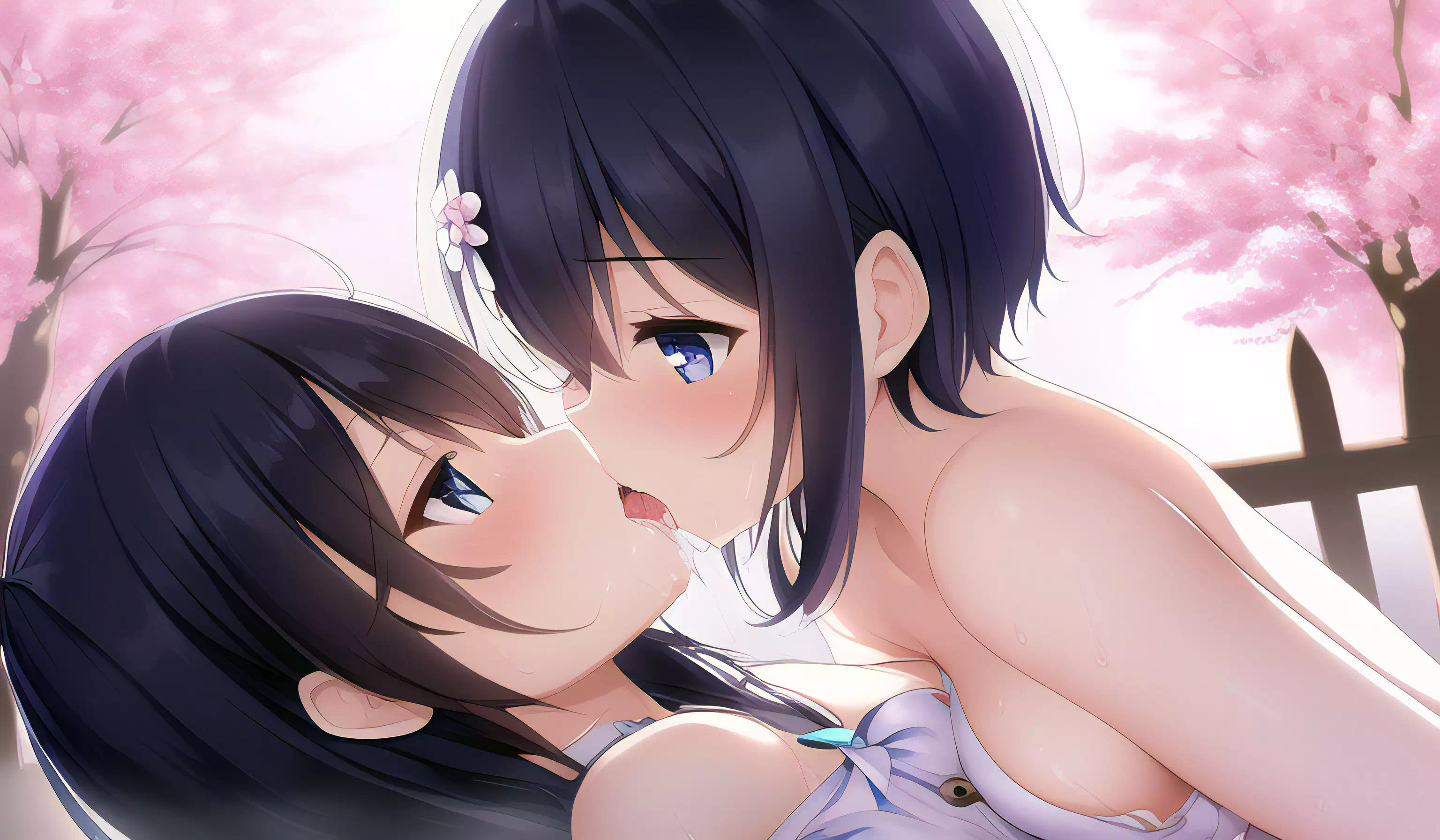 百合キス