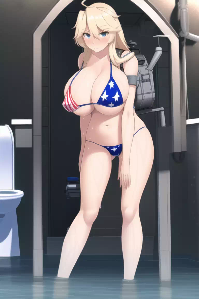 おしっこ漏れそうなのでトイレを探すアメリ艦娘まとめ（約200枚）