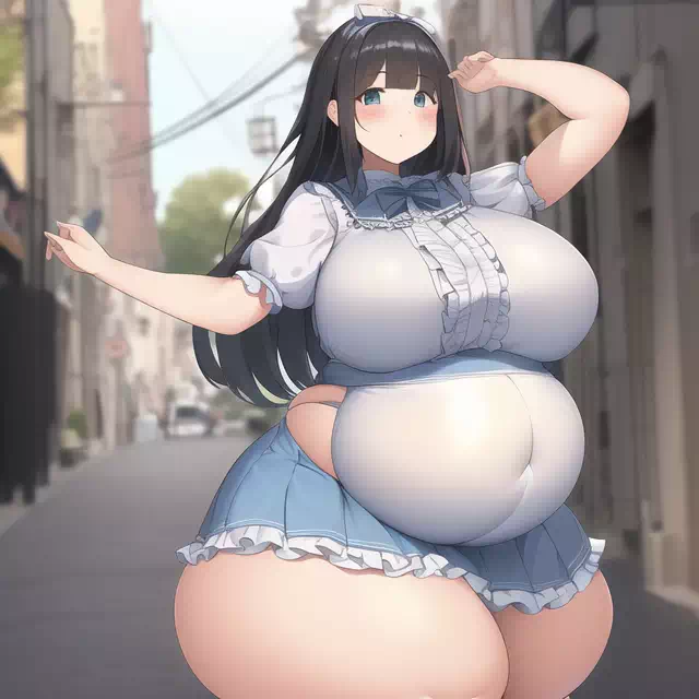 novelAI fat girl 2