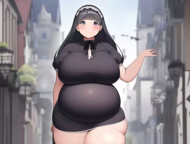 novelAI fat girl 2