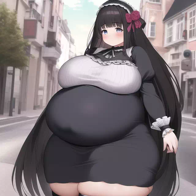 novelAI fat girl 2