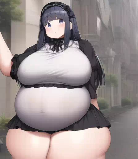 novelAI fat girl 2