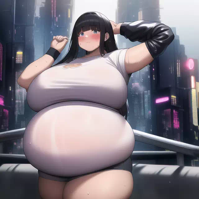 novelAI fat girl 2