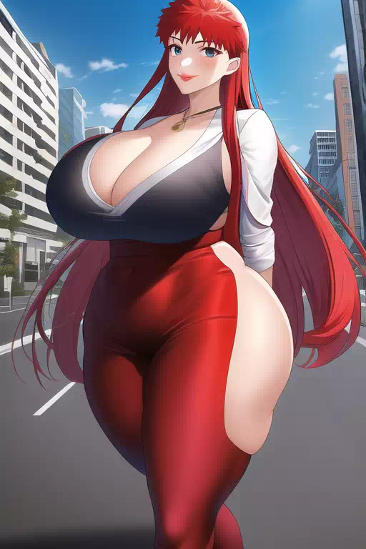 Milf Shirou takes a walk