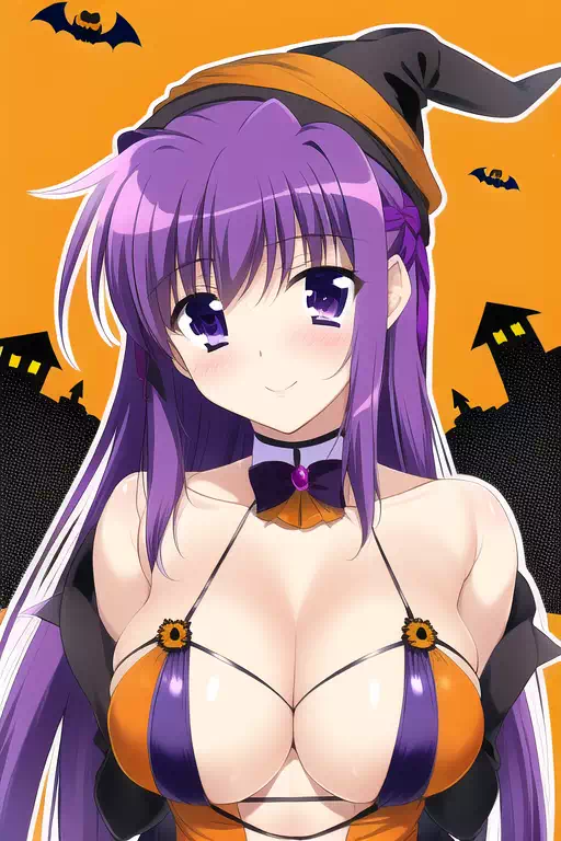 フェイトとすずかとアルティナのハロウィン