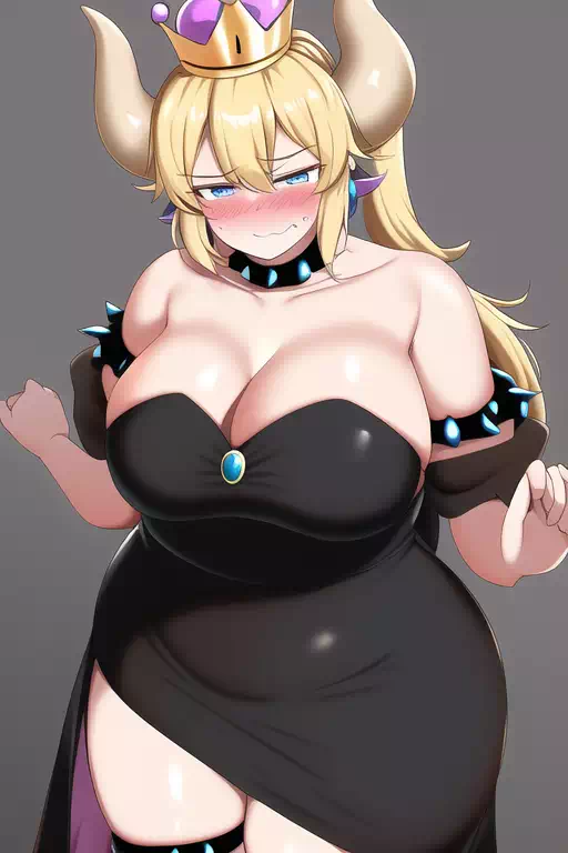 Bowsette balloon inflation