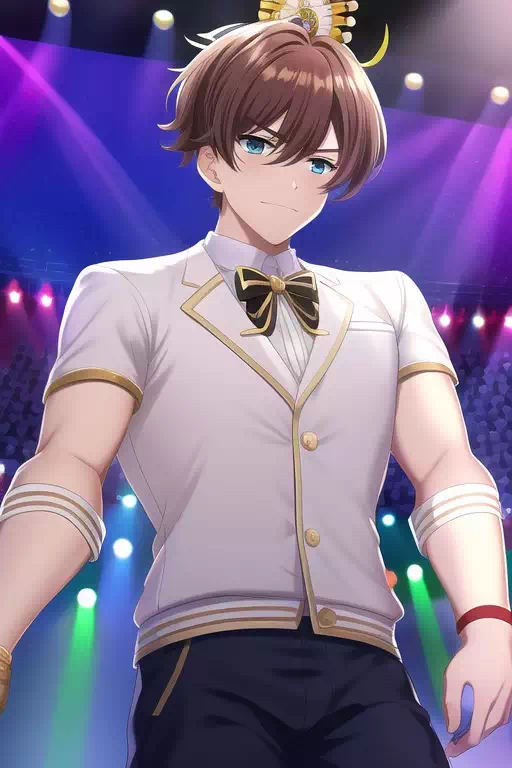 NovelAI 男性アイドル