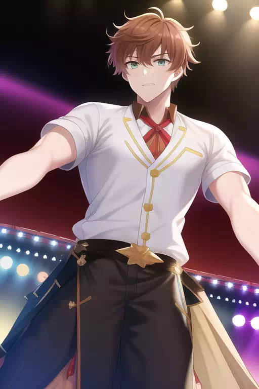 NovelAI 男性アイドル