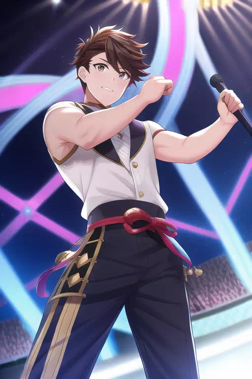 NovelAI 男性アイドル