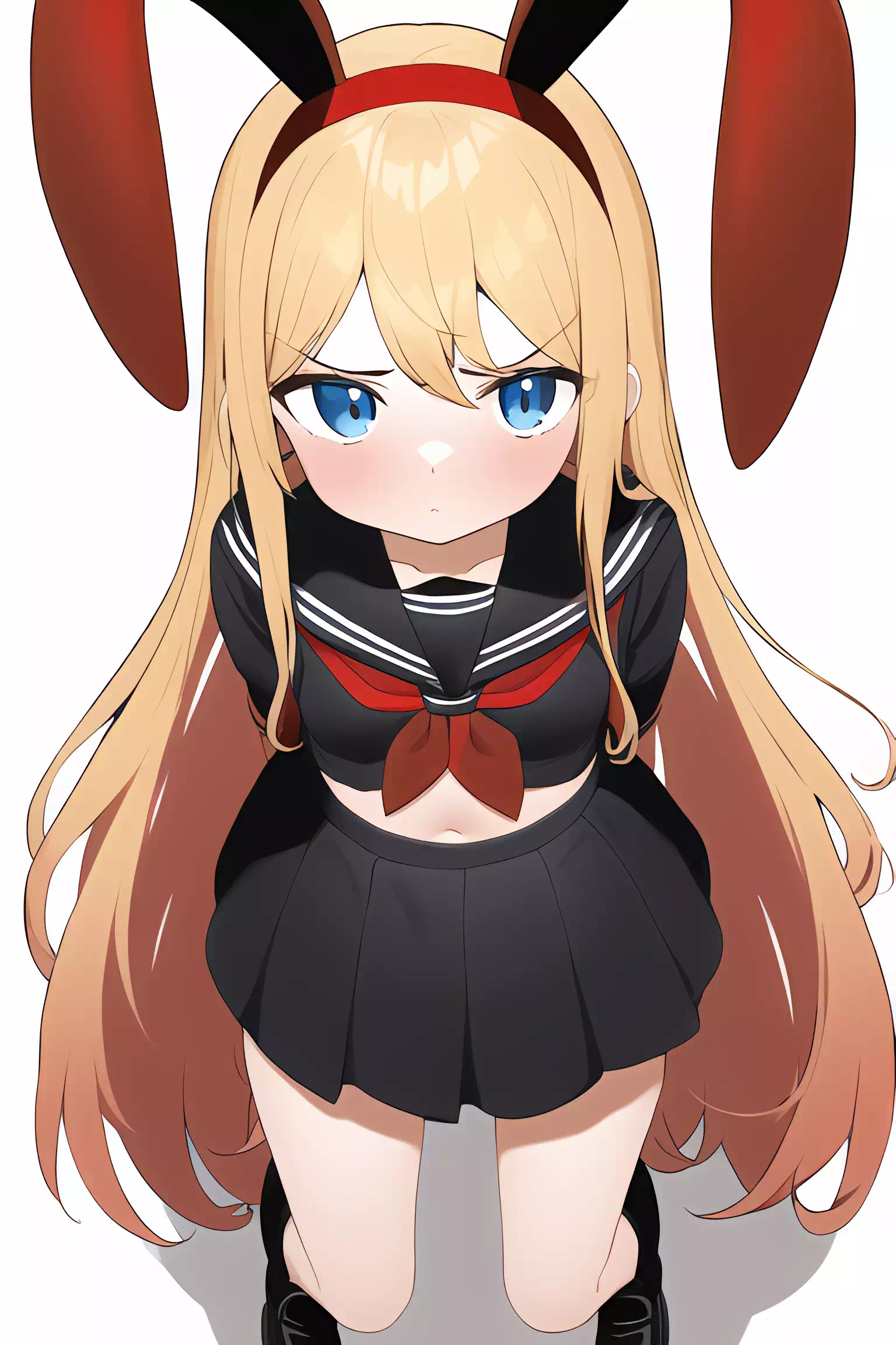 【NovelAI】千織様に睨まれながらセックスして中出し