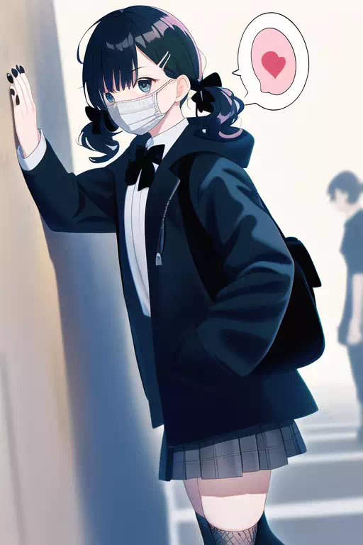 月ノ美兎 地雷系 野外小便 04