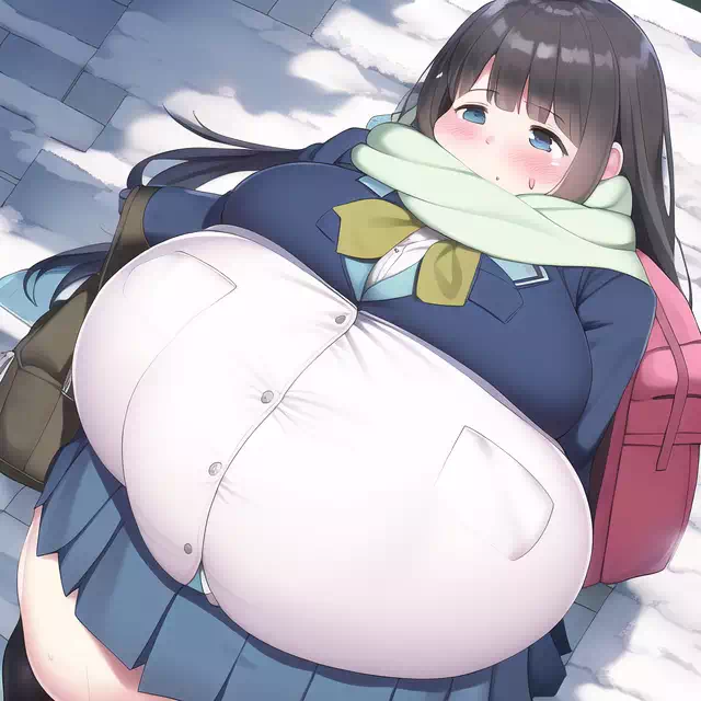 novelAI fat girl school3