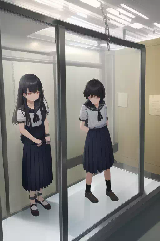 【NAI】制服少女が展示される博物館に行ってきた