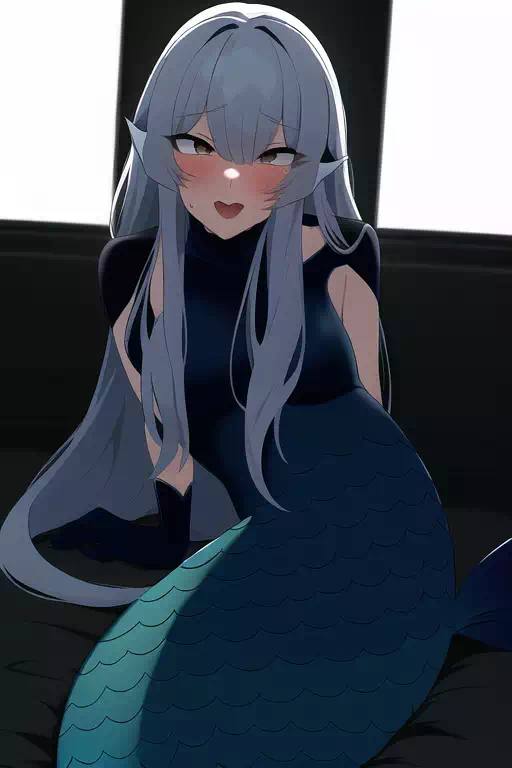 Sitting Mermaid