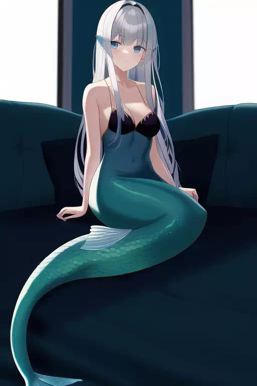 Sitting Mermaid